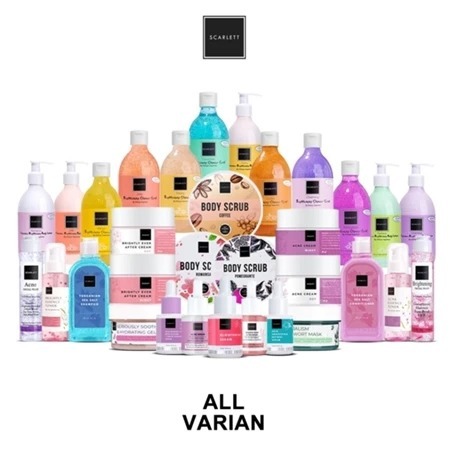 SCARLETT WHITENING SHARE IN JAR 80 ML / Sample Kemasan Botol Kecil Travel Scarlett