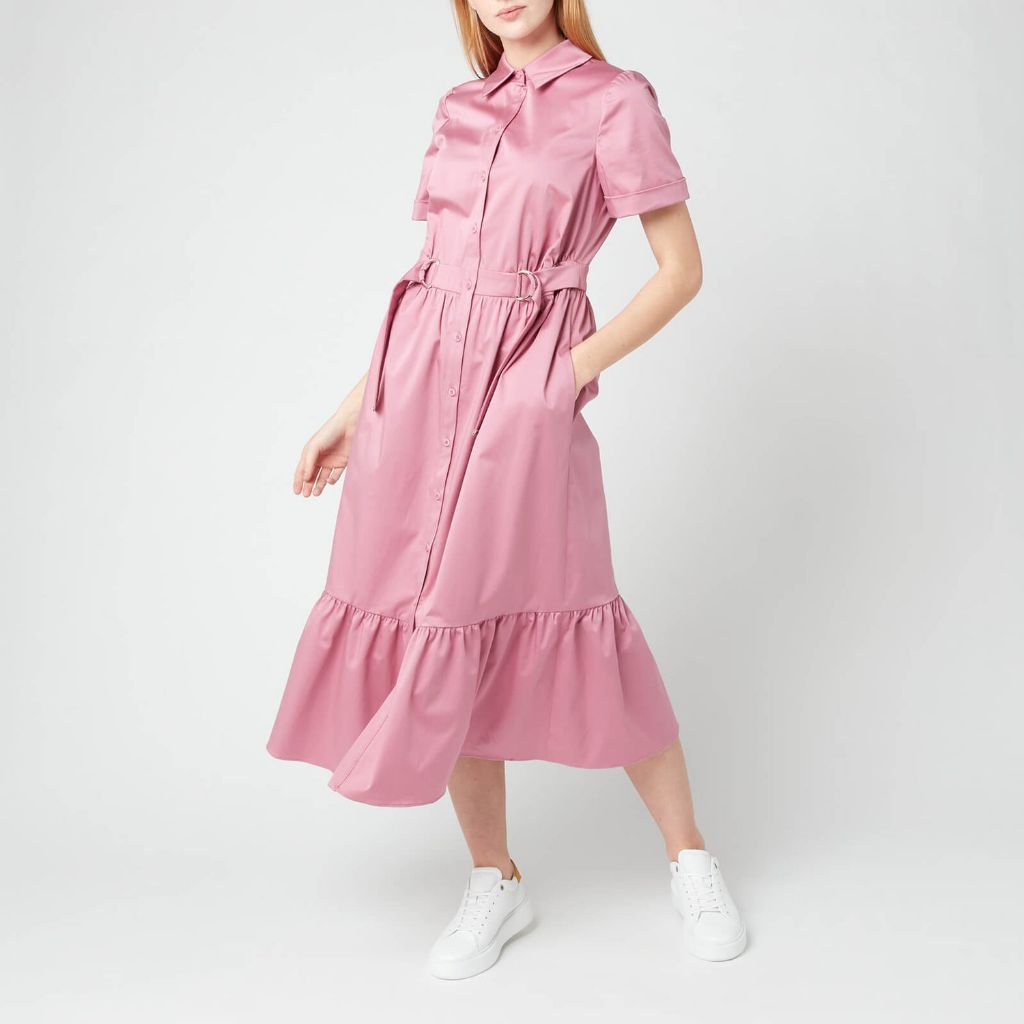 Ted Baker Jacquard Pink Midi Dress