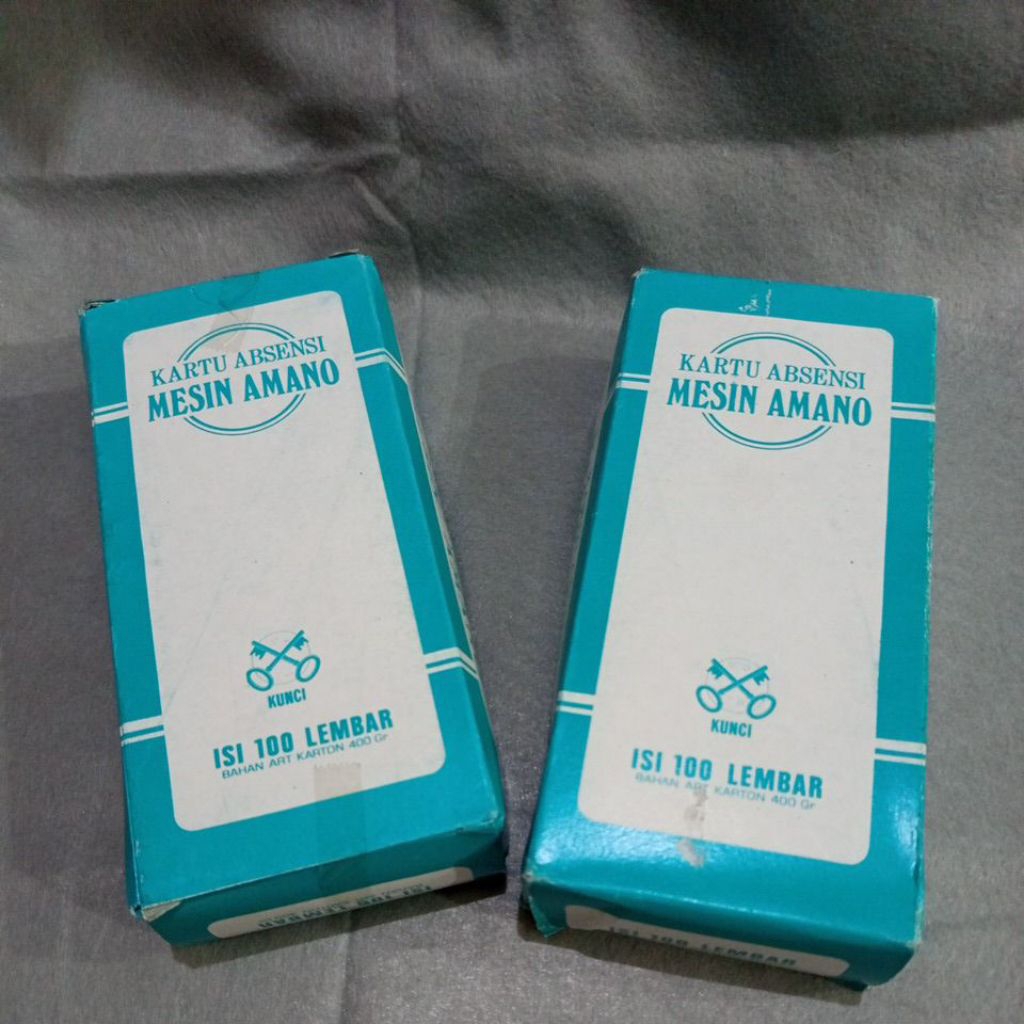 kartu absensi mesin amano