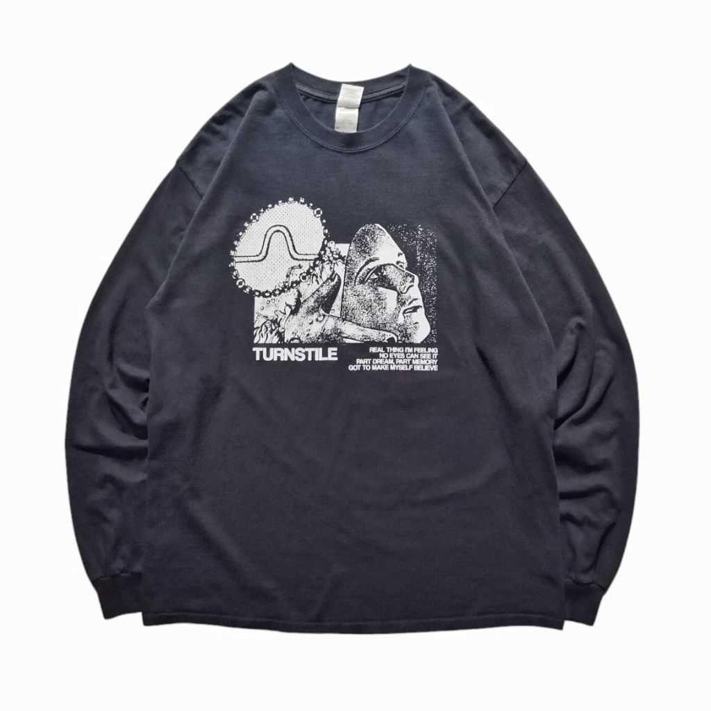 Kaos Band Turnstile Longsleeve Real Things Official Merchandise