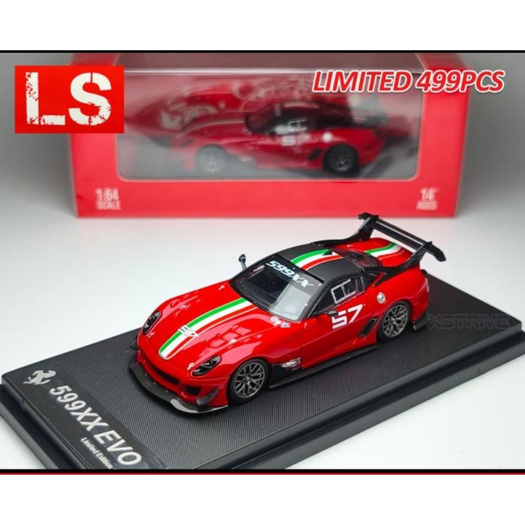LS Model ferrari 599xx EVO red#57