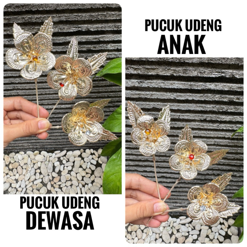 Pucuk Udeng/ Bunga Emas Udeng Murah Bali