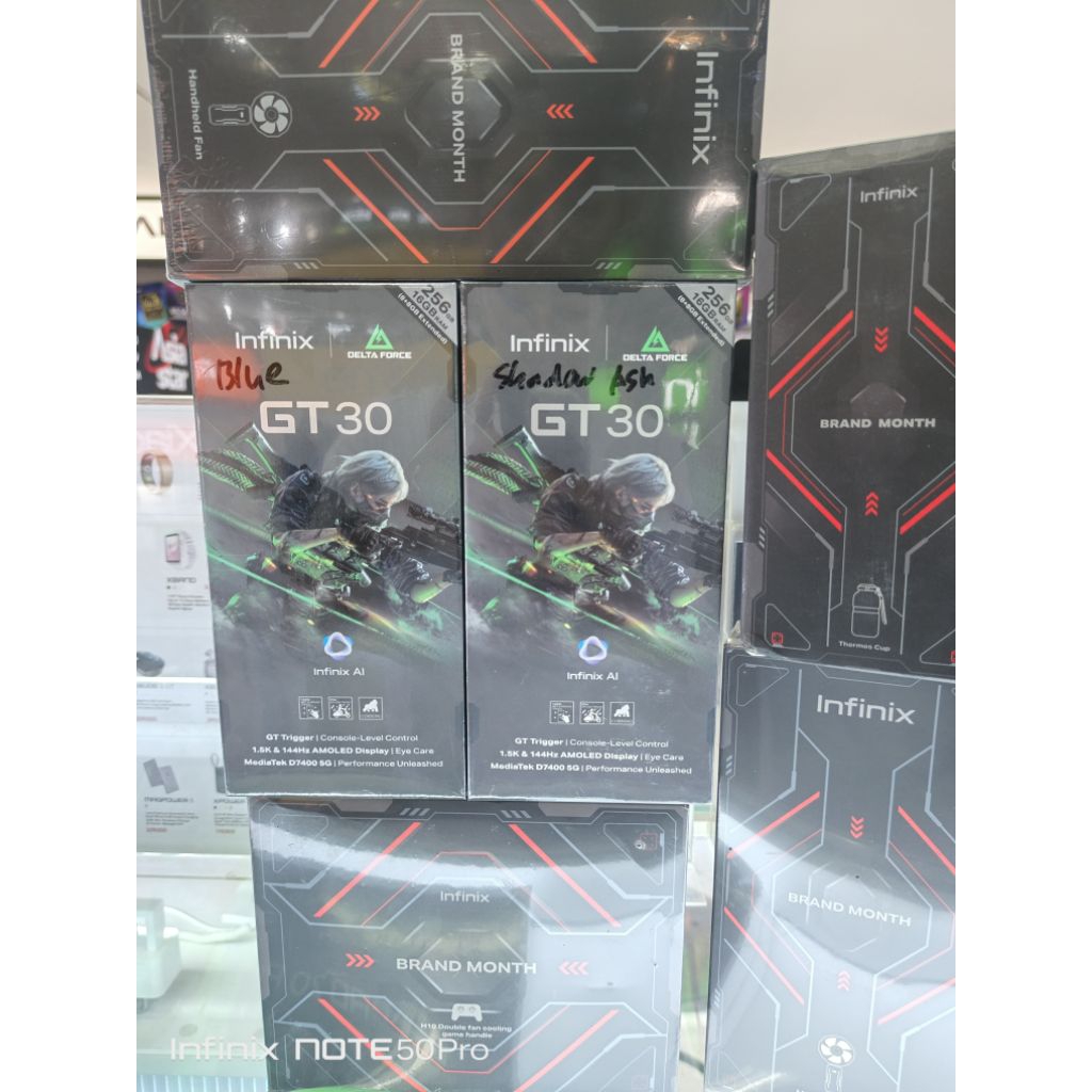 Gift box+ Infinix GT 30 5G+ 8/256 Baru 100% original NO REPACK Segel BNIB Fresh Garansi Resmi + Spec