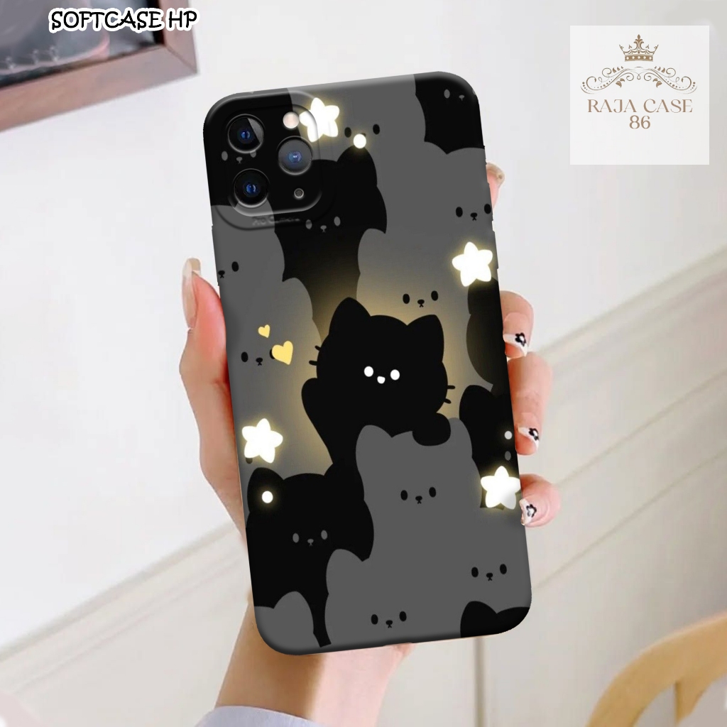 Case Iphone 11 - casing Iphone 11 - Motif case Kartun - Pelindung handphone - Iphone - Softcase Ipho