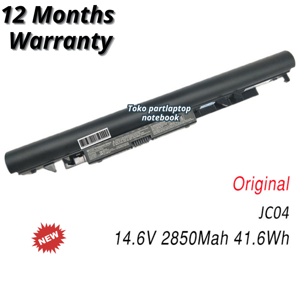 Baterai Laptop HP JC04 original new