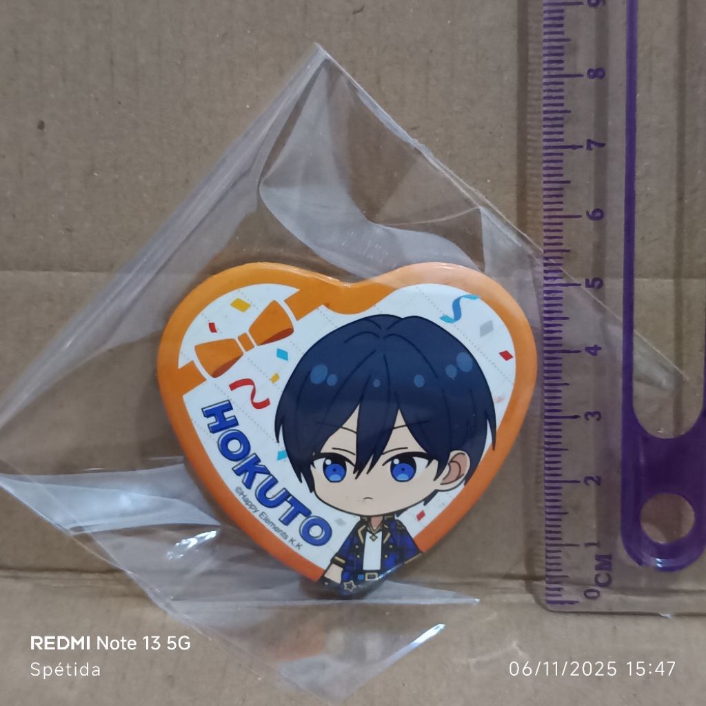 Ensemble Stars Can Badge - Hokuto Hiyori (ada bercak hitam)