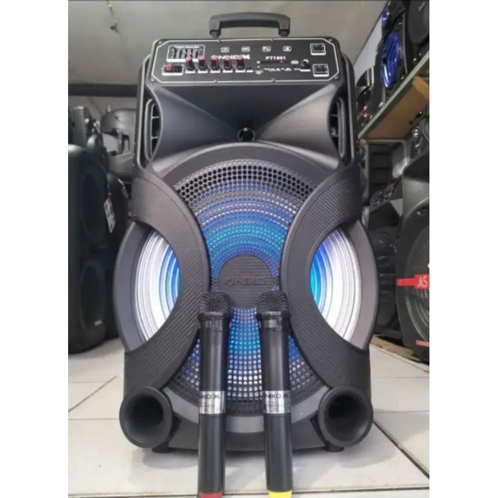 SPEAKER NIKO 15 INCHI,BLUETOOTH,KARAOKE — SIPLah Eureka Bookhouse ori dan garansi resmi