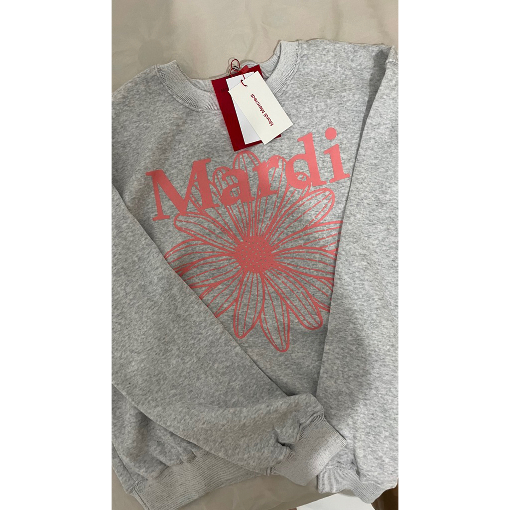 crewneck mardi sablon grey