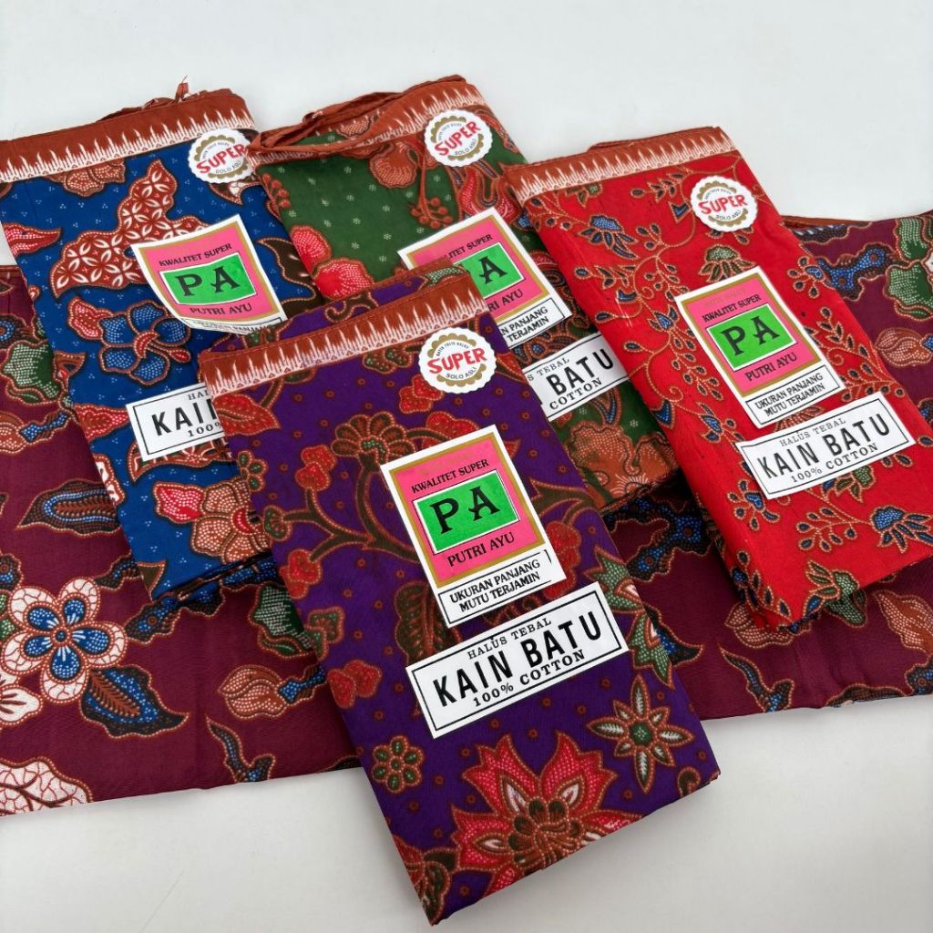 PAKET HEMAT ISI 5 PCS KAIN PANJANG, BATIK PANJANG, KAIN MELAHIRKAN, BATIK PEKALONGAN CAP CENT ORI