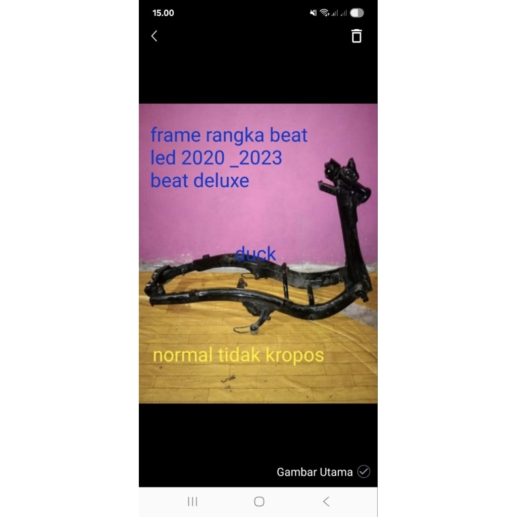 frame rangka beat deluxe