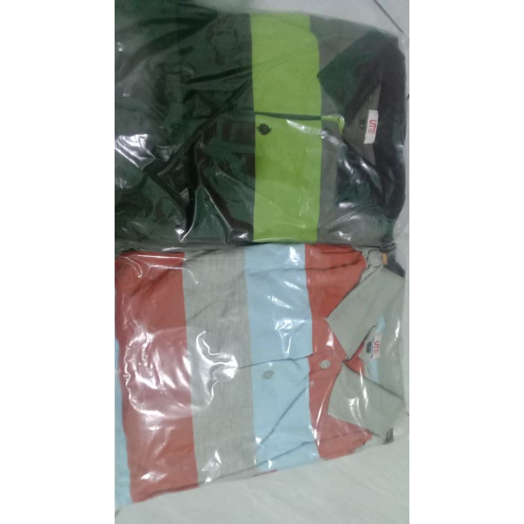 kaos belang kerah kancing