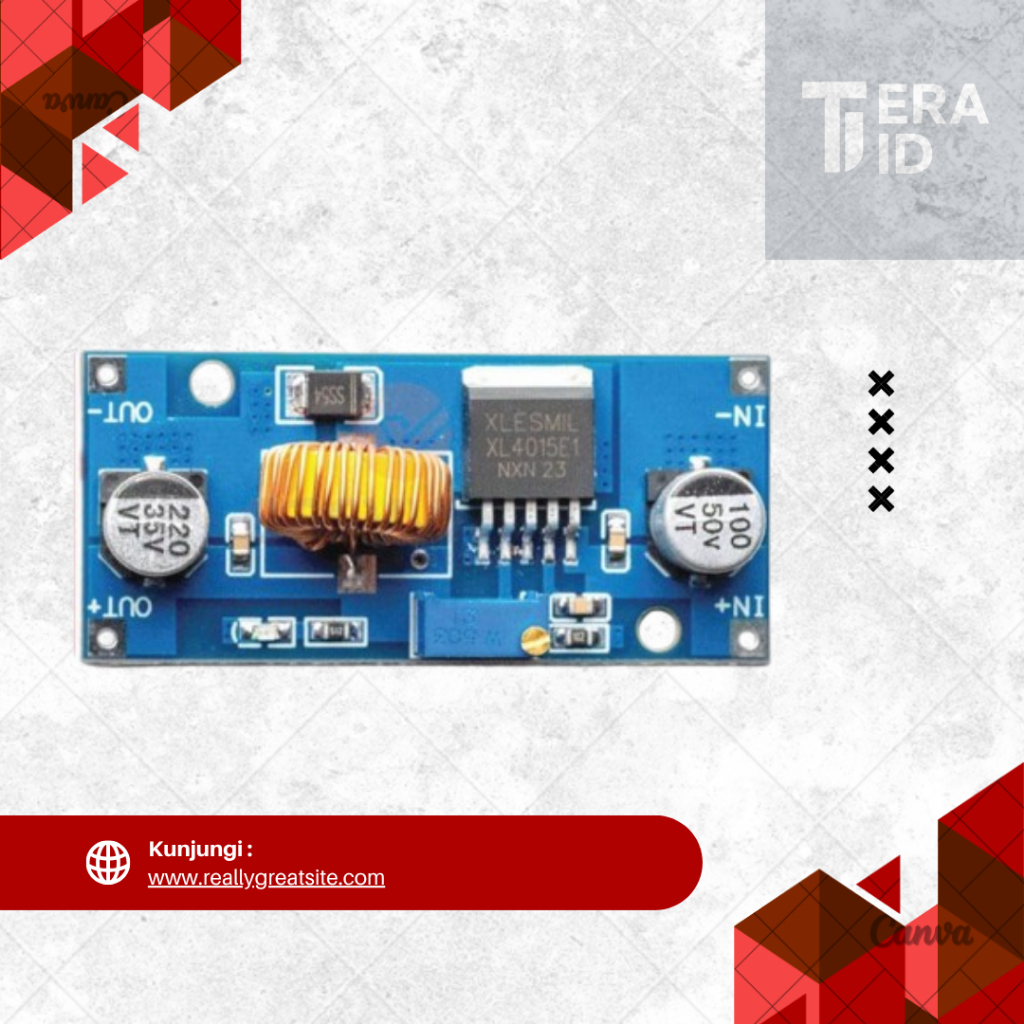 XL4015 DC-DC STEP DOWN 5A ADJUSTABLE MODULE BUCK CONVERTER