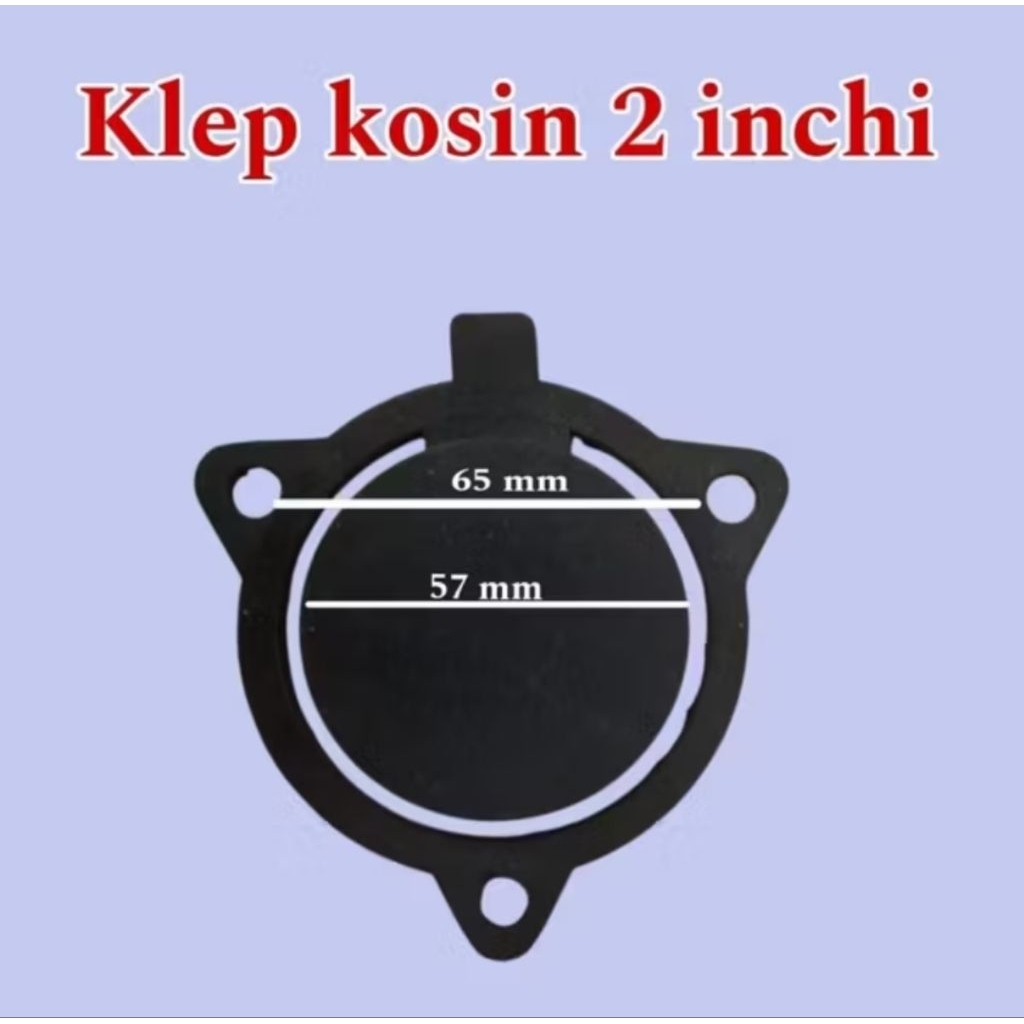 Klep Tabok Pompa Air WP20 (2 Inch) | Check Valve Pompa Air 2” Mesin Honda GX160 GX200