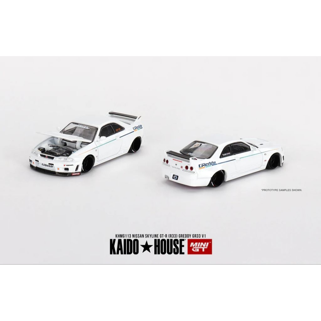MINIGT KAIDO HOUSE NISSAN SKYLINE GT-R (R33) GREDDY GR33 V1 - CHASE