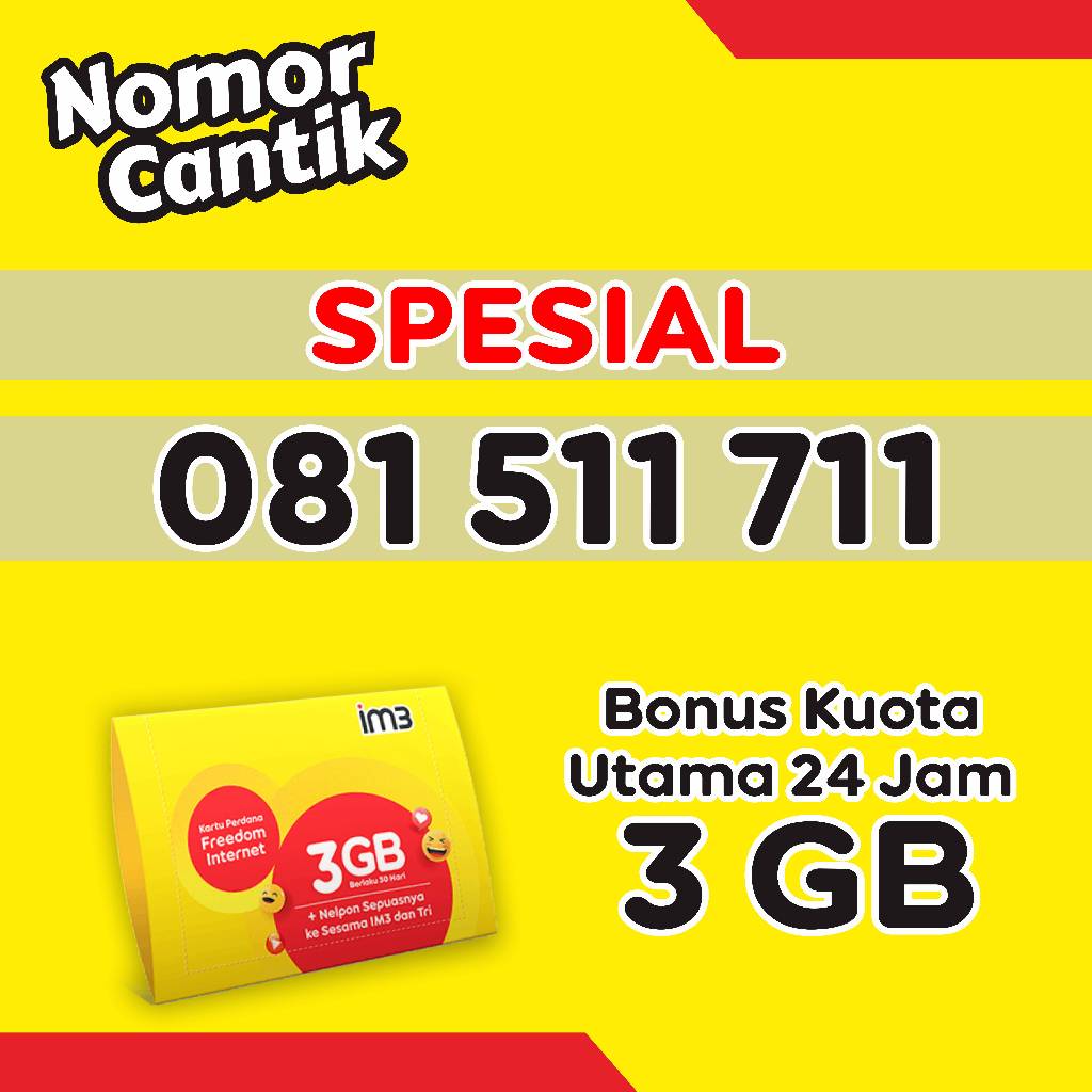Kartu Perdana Indosat Nomor Cantik 12 Digit Edisi Terbaru 9