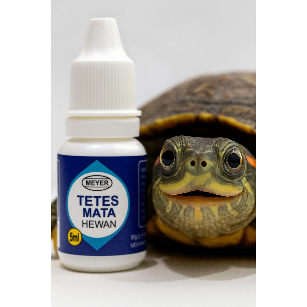 OBAT TETES MATA HEWAN MENGOBATI MATA BENGKAK DAN INFEKSI PADA KURA KURA