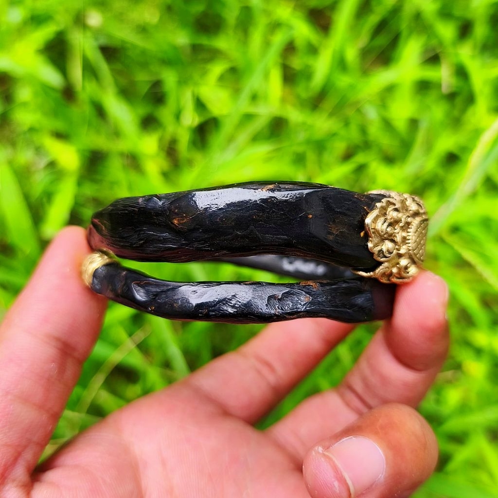 Gelang Akar Bahar Merah Bodi Hitam Polos Variasi Alpaca Asli Berkualitas / Asli Akar Bahar