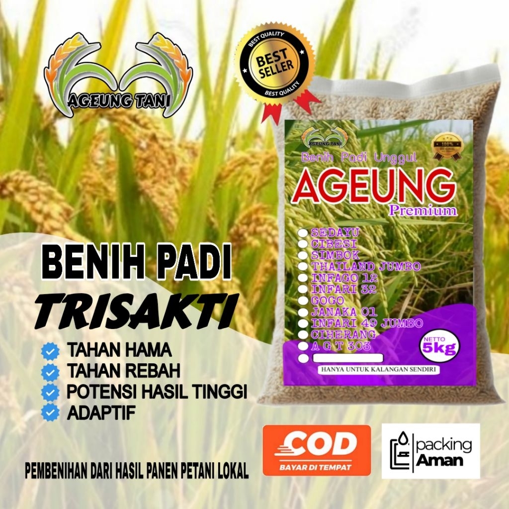 BENIH PADI UNGGUL TRISAKTI KEMASAN 5KG