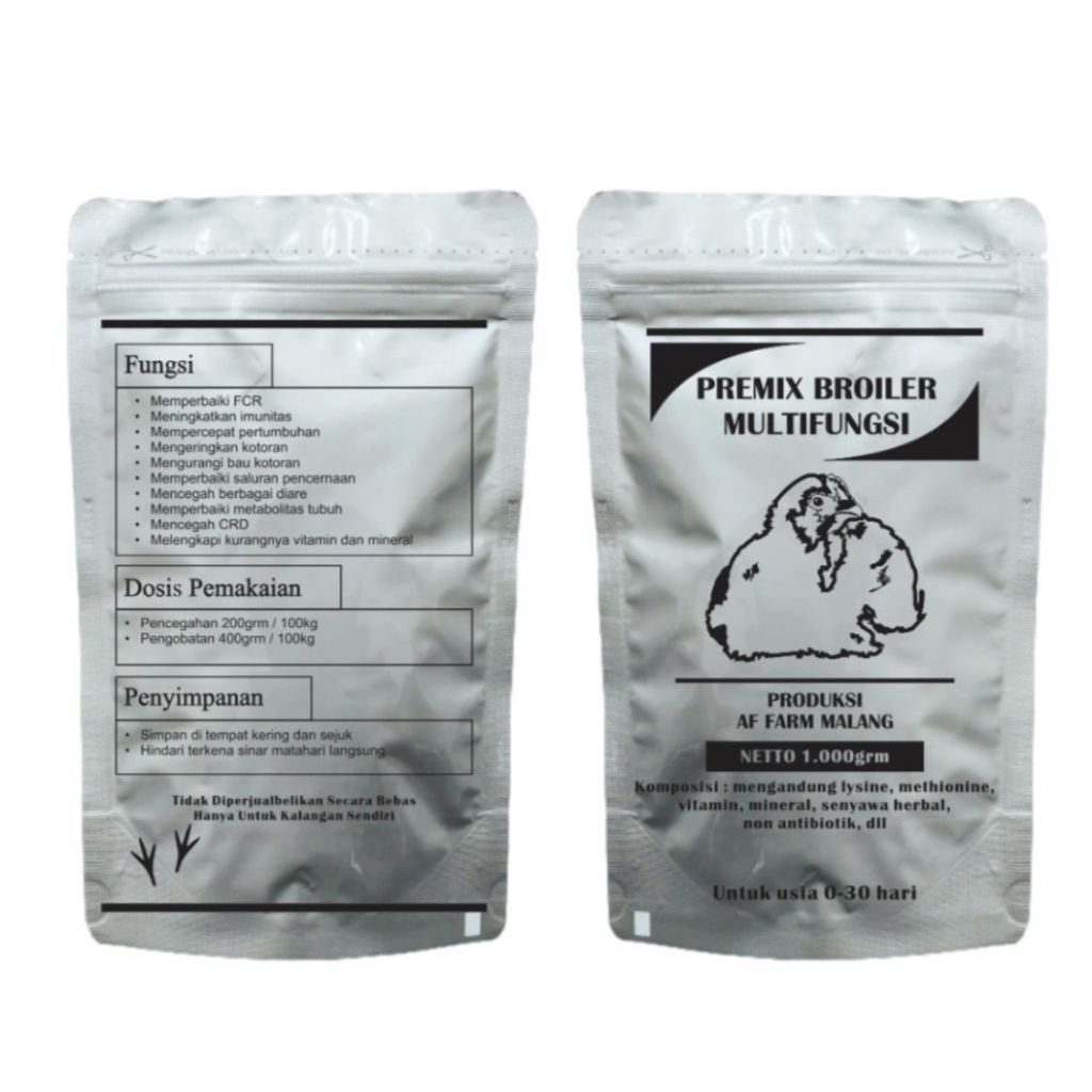 PremixBroiler Sapu Jagat AGP ternak ayam potong