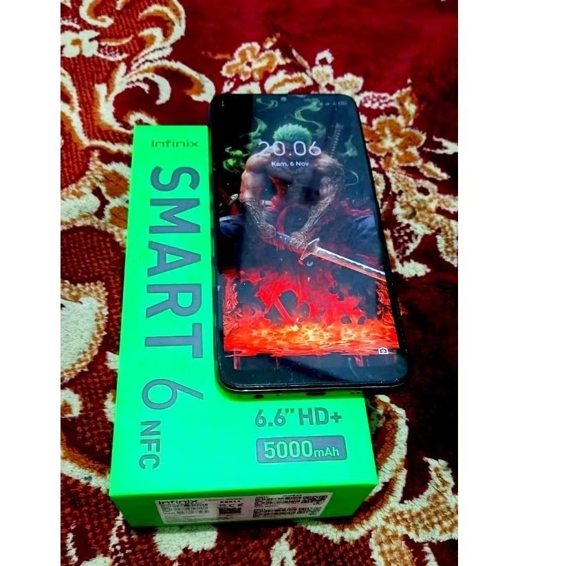 infinix smart 6 nfc second fungsi normal no minus