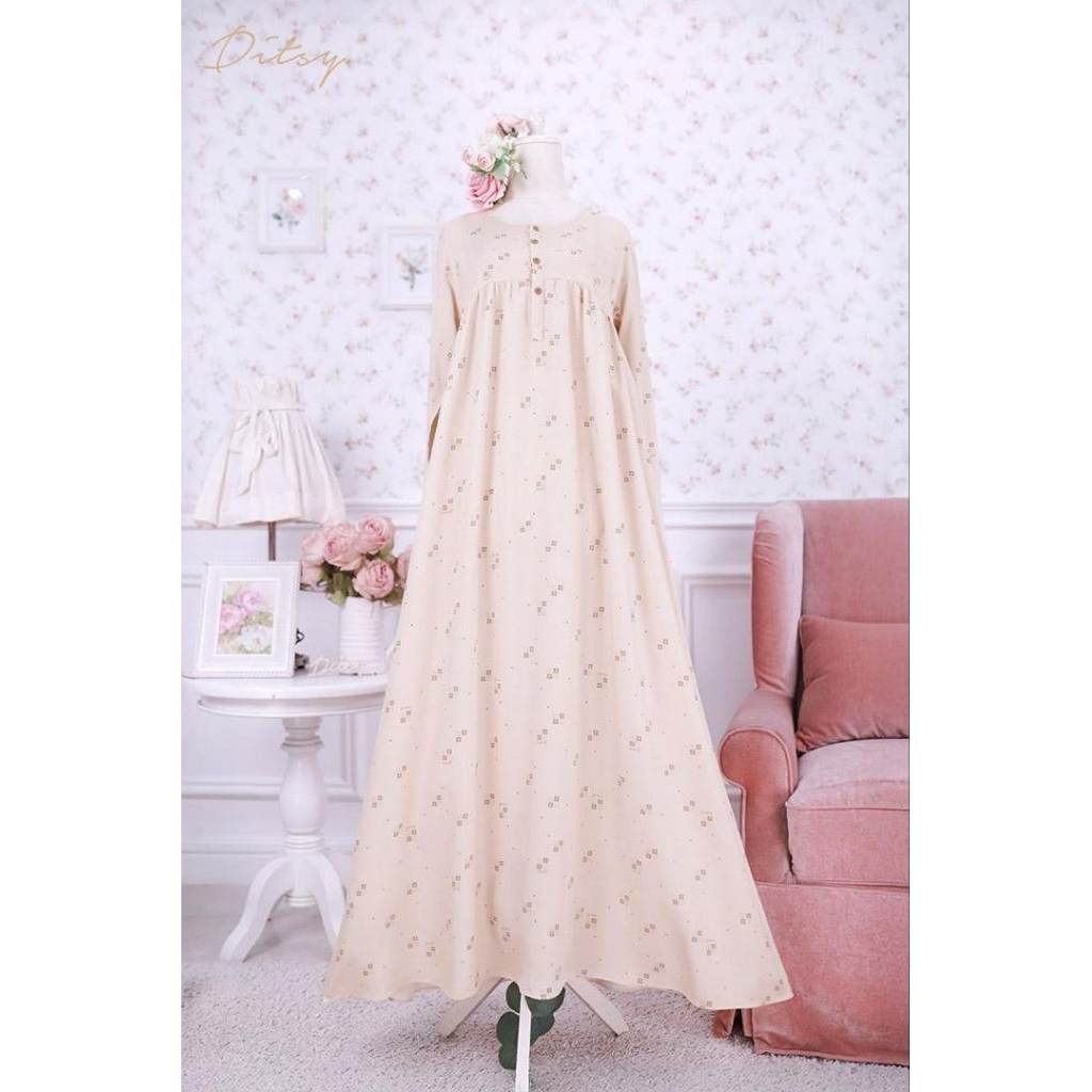 Fenna Vanilla Series 1 (M, L, XL) Nightgown Ditsy edisi November 2025