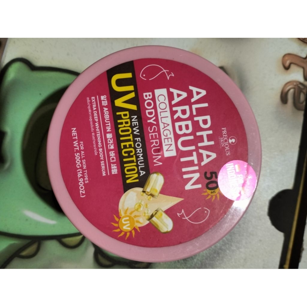 alpha arbutin collagen body serum