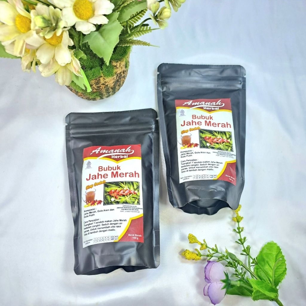 BUBUK JAHE MERAH | JAHE MERAH BUBUK | BUBUK JAHE AMANAH HERBAL