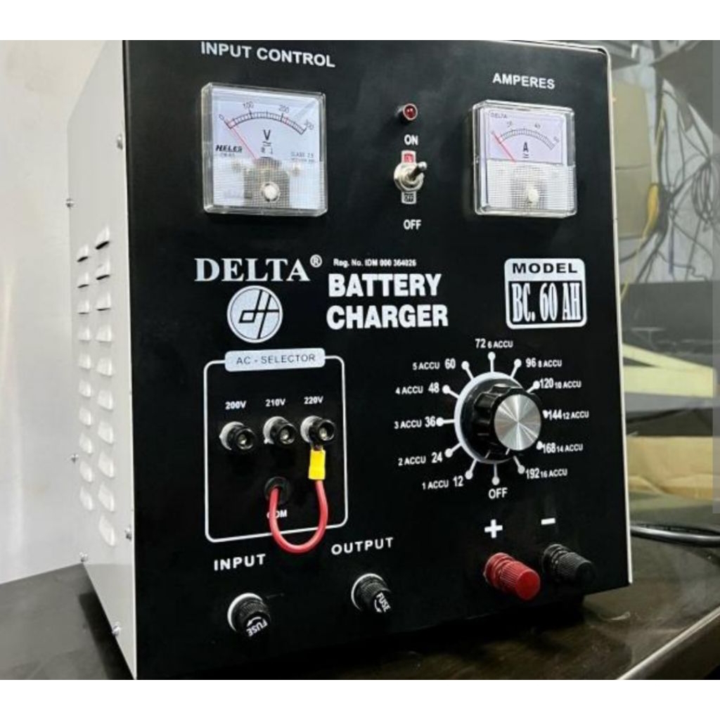 Charger Aki Mobil Genset Motor Delta BC60 12V 24V 36V 48V