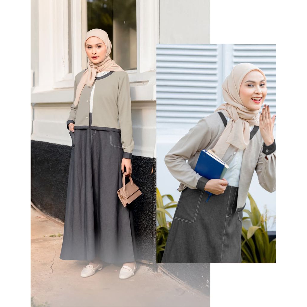 Preloved Ruby Dress by Jilbrave Size S Khaki