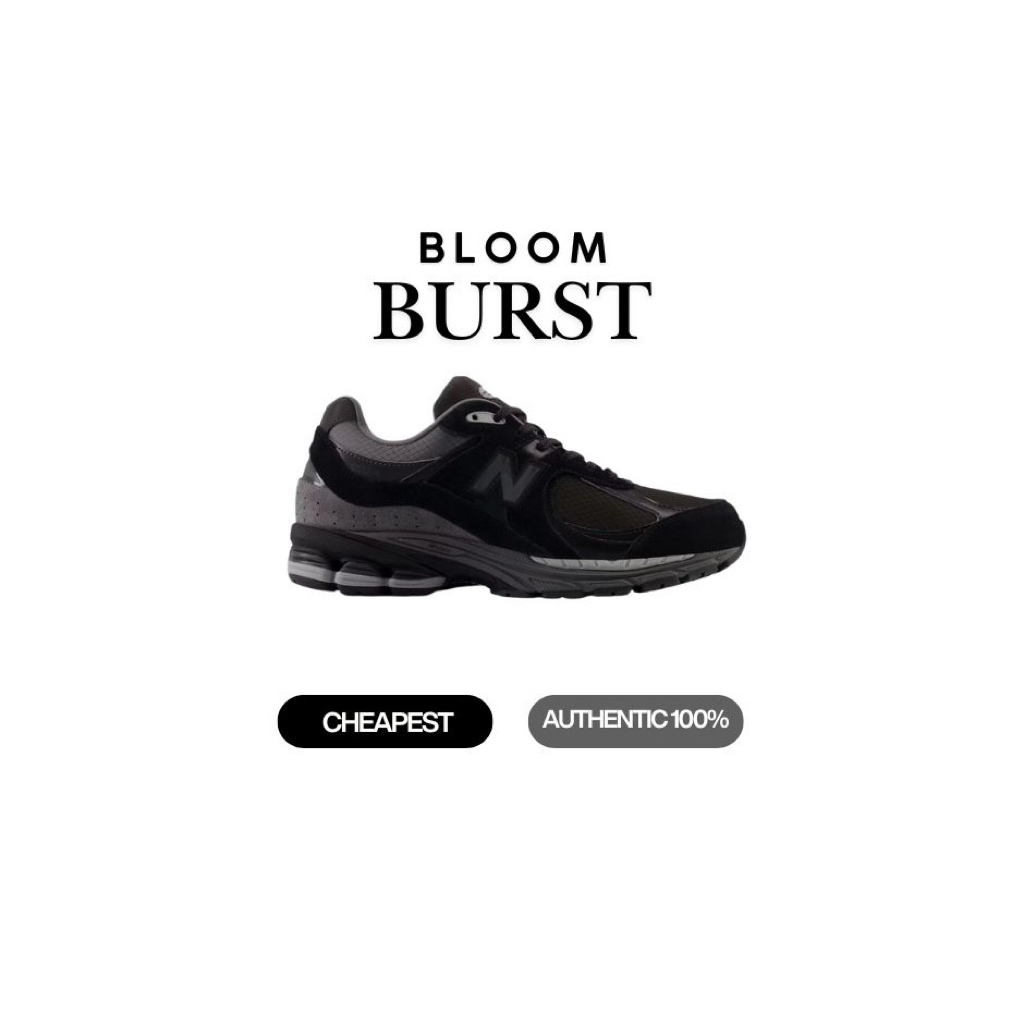 New Balance 2002R Ripstop Black Grey