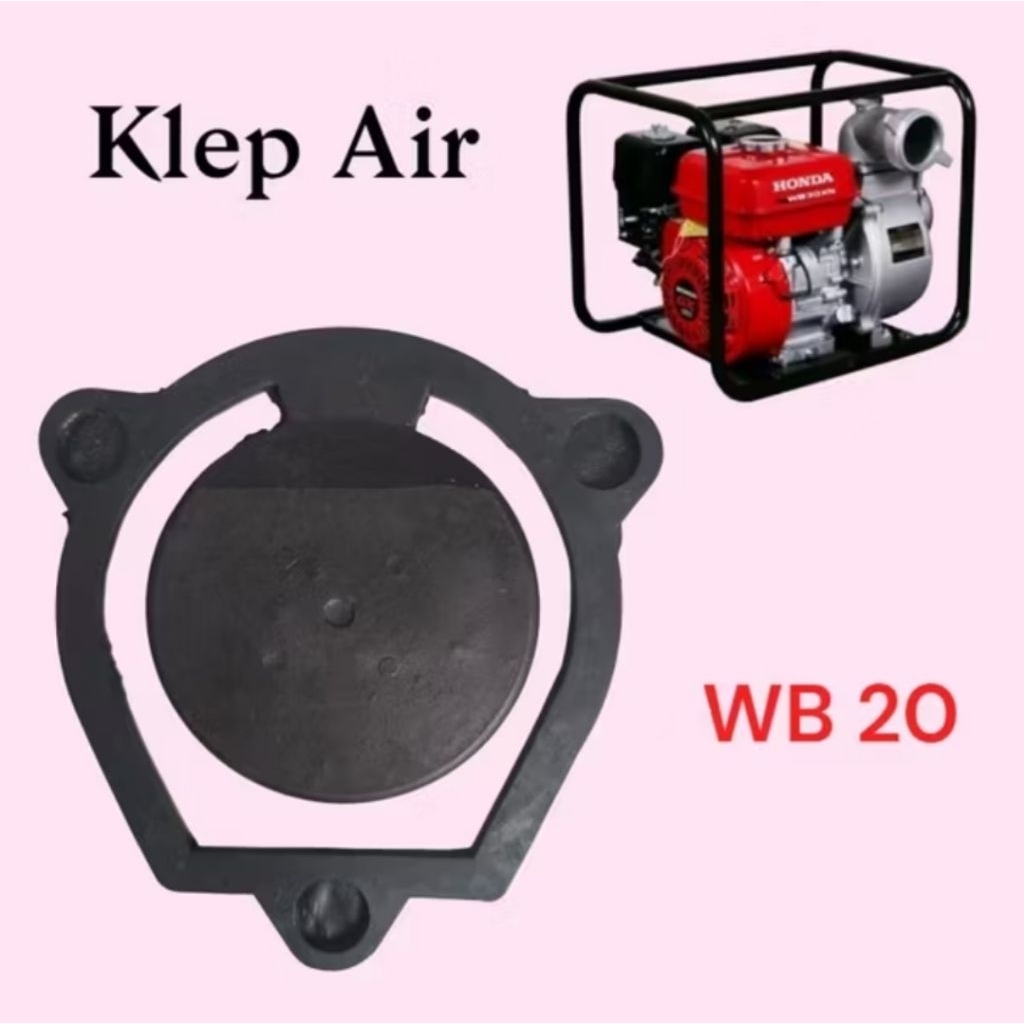 Klep Air WB20 (2 Inch) | Klep Karet Pompa Air 2” Mesin Honda GX160 GX200