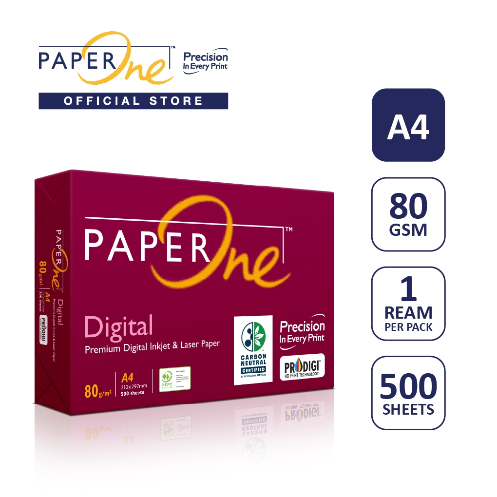 [FLASH SALE] PaperOne Kertas Digital 1 Rim (500 lembar) Kertas HVS