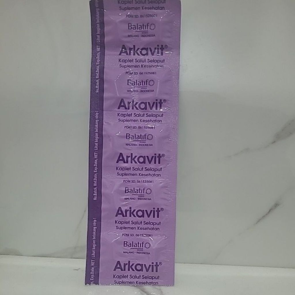 Arkavit Suplemen Kesehatan 1 Strip 10 Kaplet