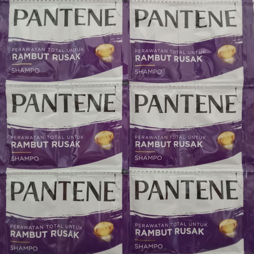36 SACHET PANTENE 1000 PERAWATAN TOTAL UNTUK RAMBUT RUSAK (SHAMPO)