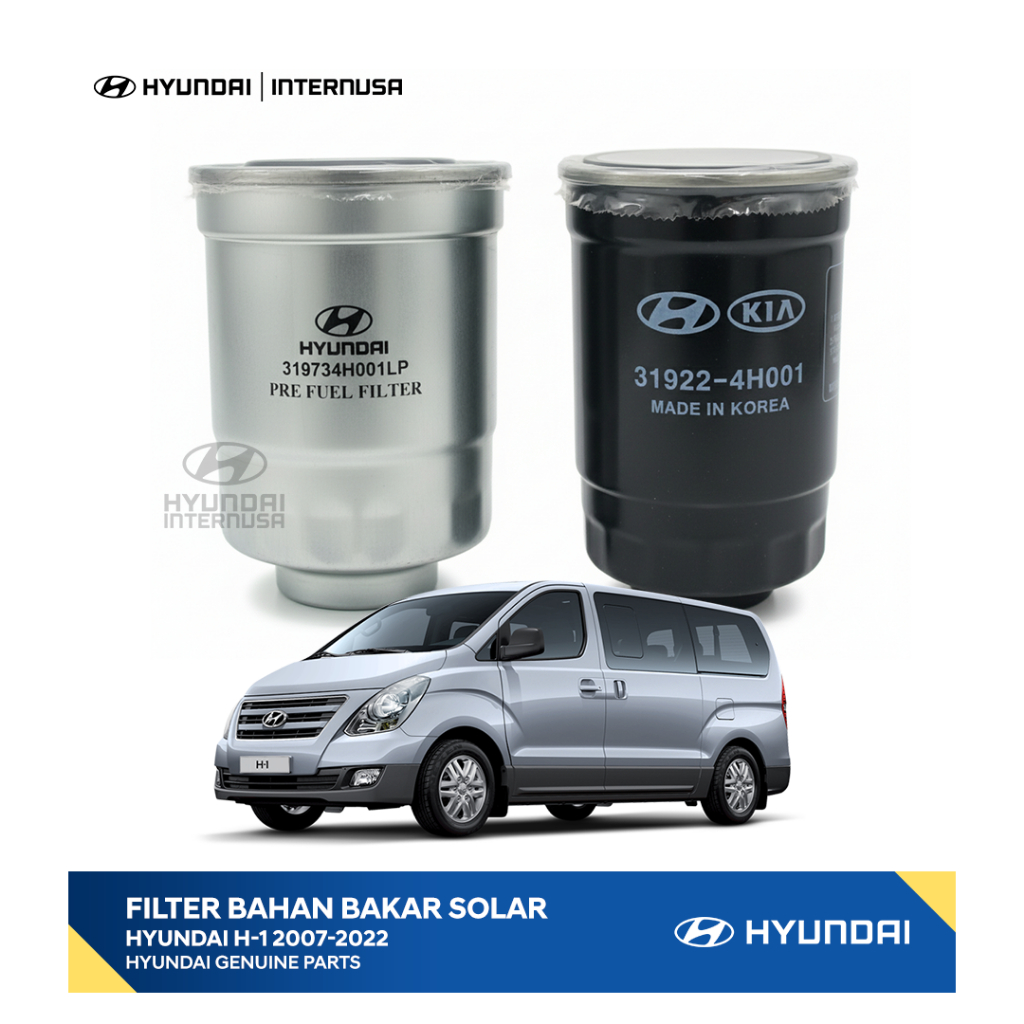 Filter Bahan Bakar Solar Hyundai H-1 2007-2022 | Hyundai Genuine Parts | Hyundai Internusa