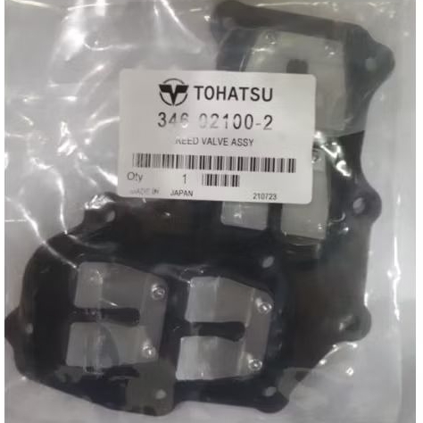 Reed valve assy mesin Tohatsu 25pk. Asli. 346-02100-2