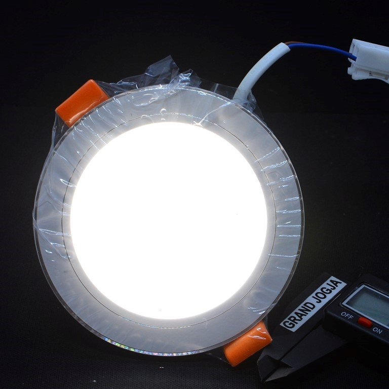 LAMPU LED PLAFON DOWNLIGHT 7w 5w 3 Mode Warna Led Panel Tempel Putih Kuning Warm White Inbow 5 Watt