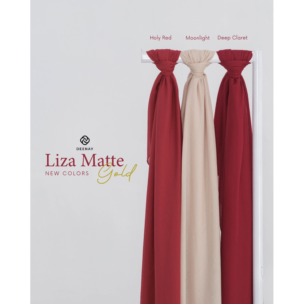 LIVE POLOSAN LIZA DEENAY BIRU MERAH UNGU HIJAU OREN BAHAN VOAL SIZE 115x115 CM