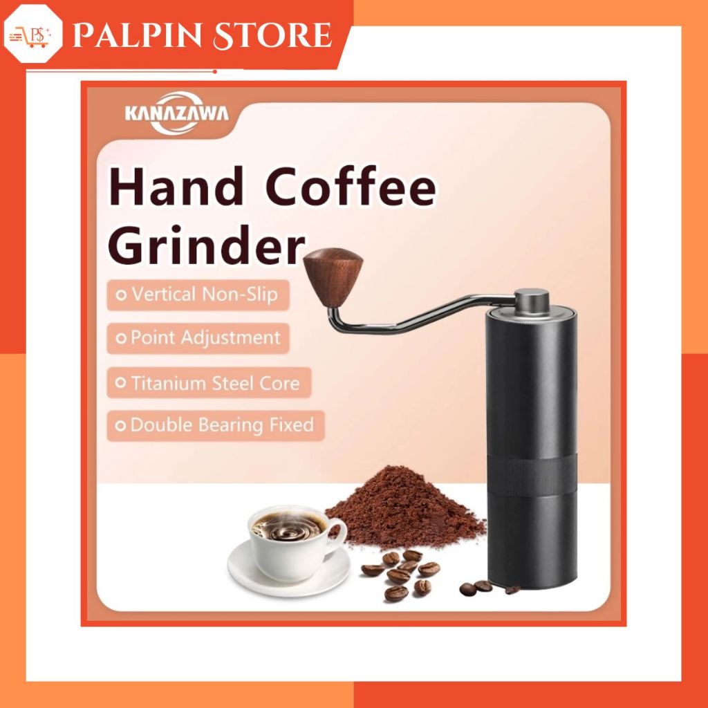 KANAZAWA Penggiling biji kopi manual Alat Penggiling Kopi Manual Coffee Grinder