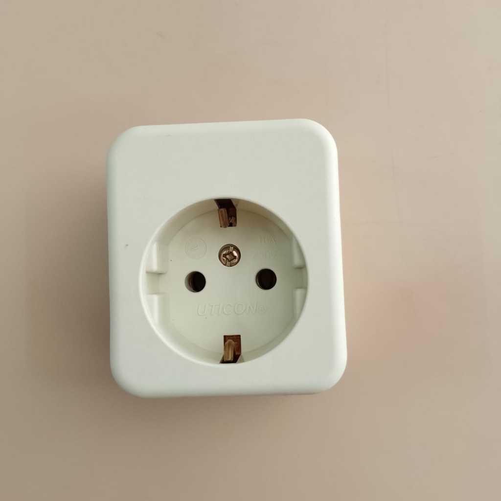 STOP KONTAK UTICON 1 LUBANG/ STOP KONTAK UTICON