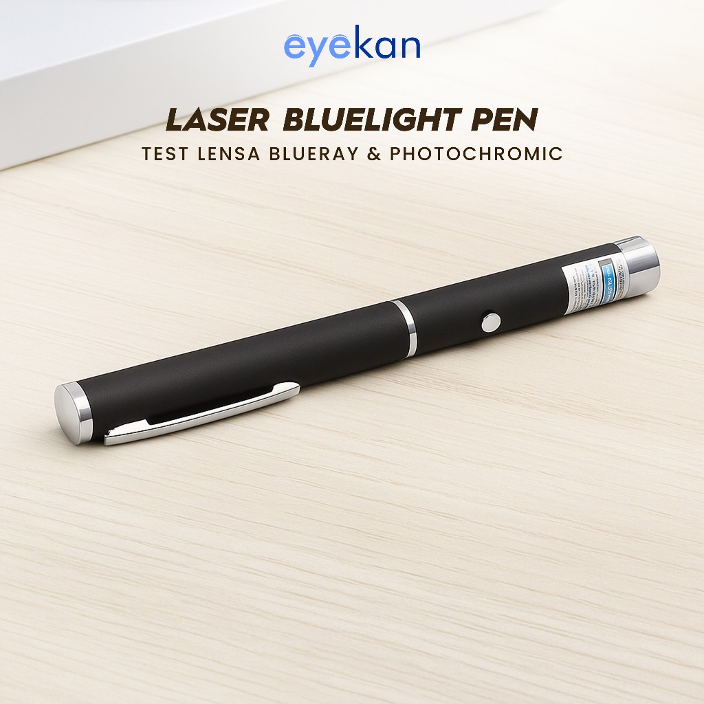 Eyekan Laser Blue Light Pen test blueray dan photocromic