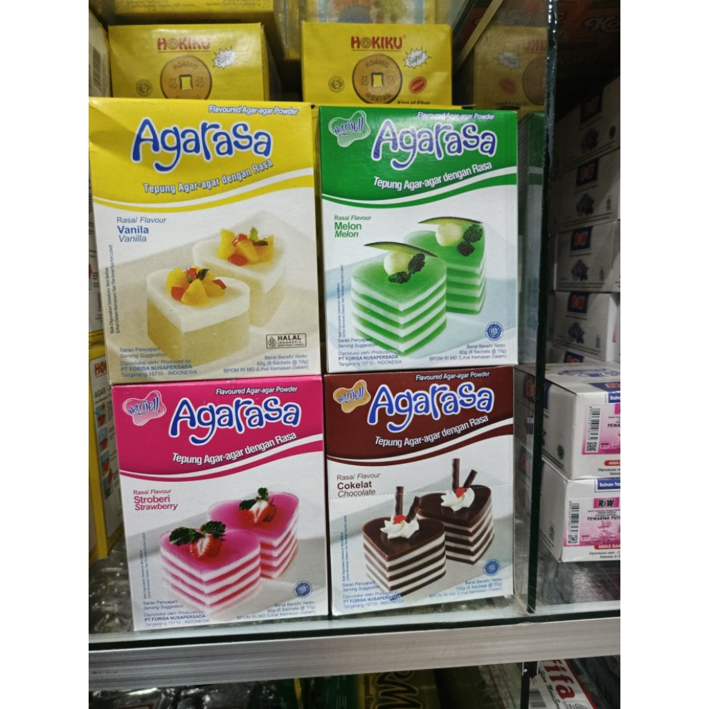 1 Box Agarasa isi 6 sachet , Agar agar