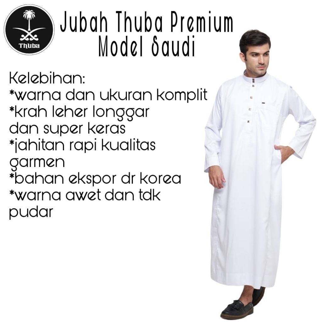 Jubah DEWASA THUBA ORIGINAL