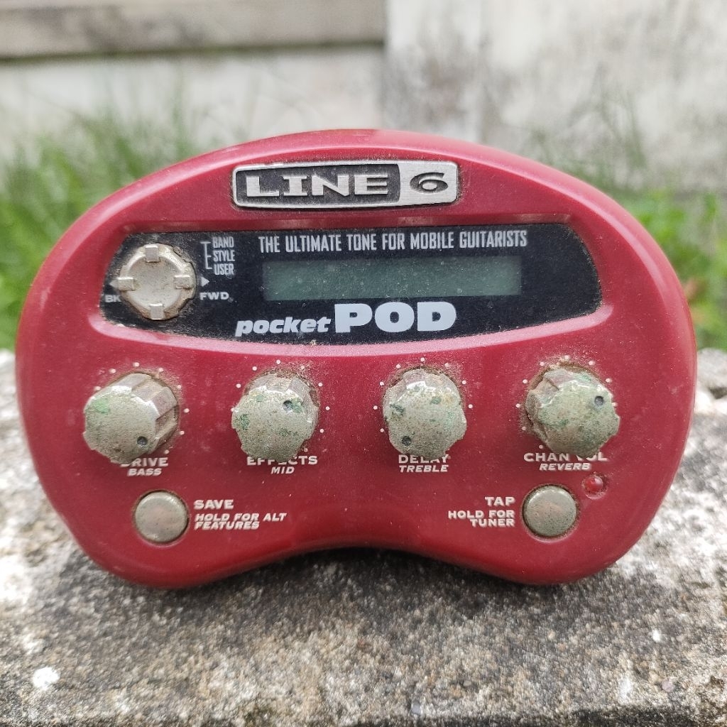 efek gitar line6 line 6 pocket pod kacang