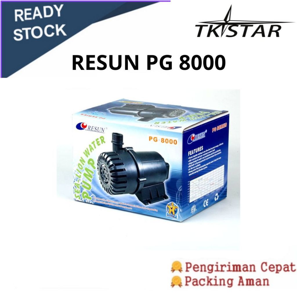 Pompa Air Kolam RESUN PG 8000 PG8000 Pompa Celup Sea Lion Water Pump Submersible Pond