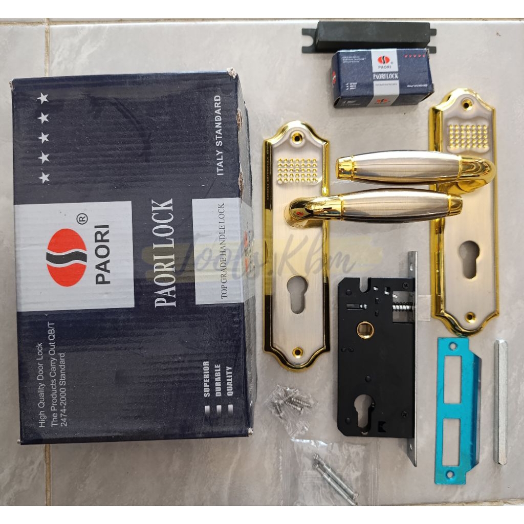 KUNCI PINTU SET PAORI UKURAN KECIL/ SLOT PAORI SLOT KUNCI PINTU MURAH