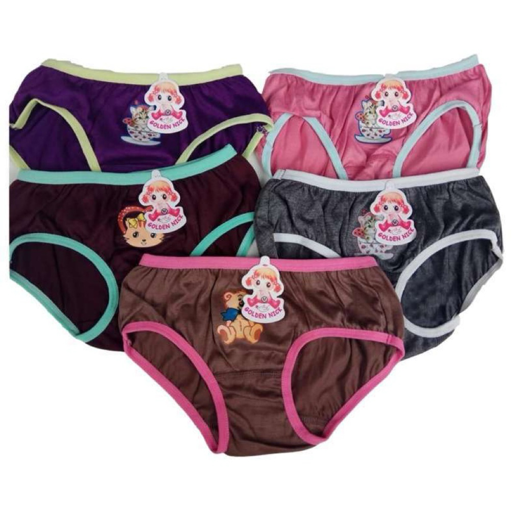 (GROSIR) 1 LUSIN Cd/ Celana dalam ANAK GN (golden nick) warna muda/tua/1ls/12pcs/12lembar