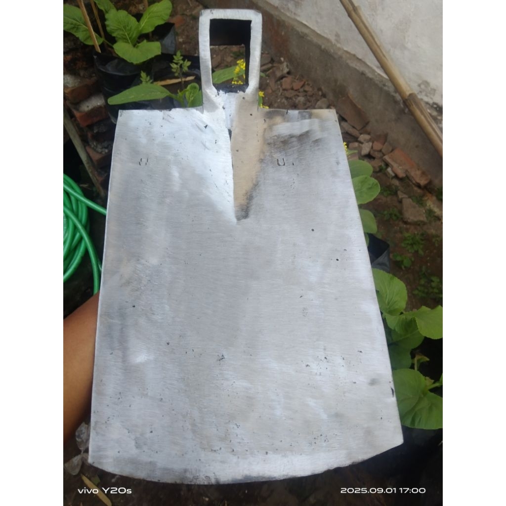 cangkul baja asli kualitas super tajam dan anti lengket