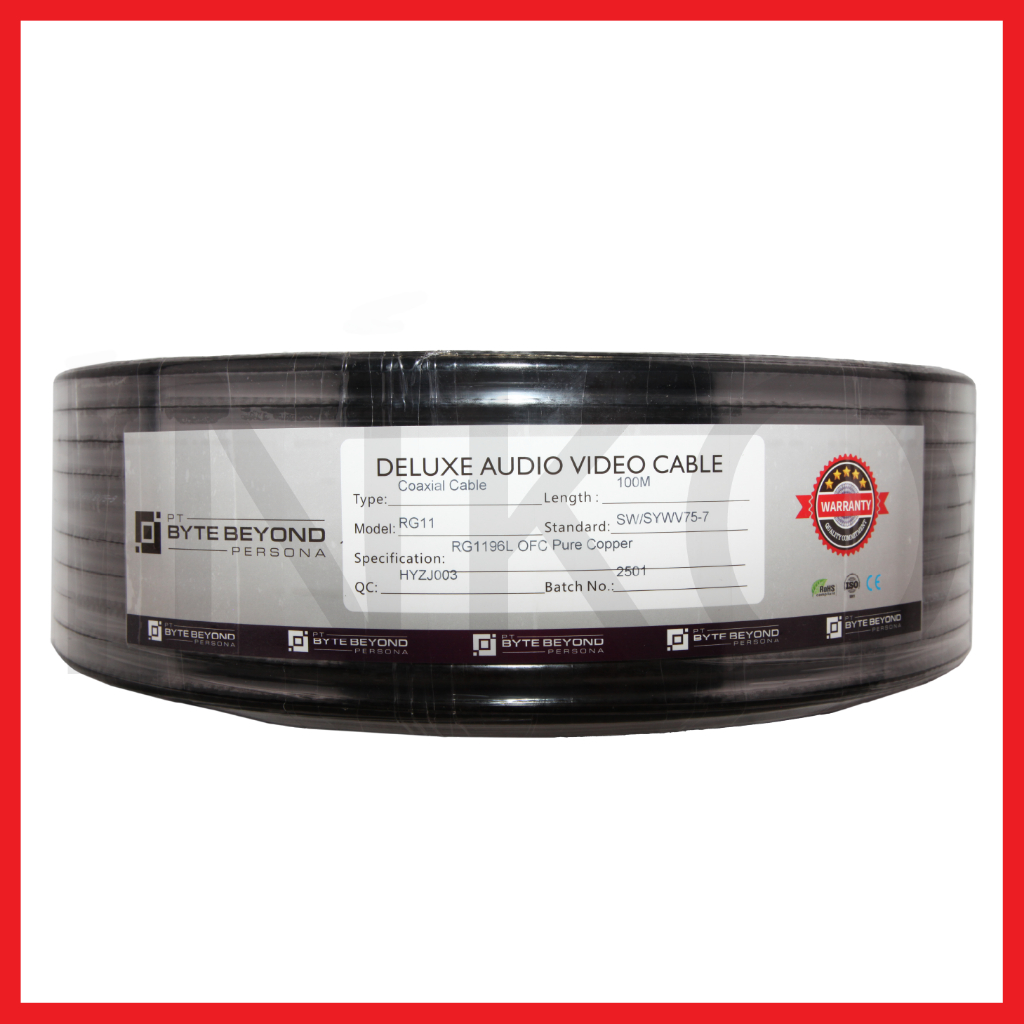 Coaxial Cable RG11 – 100 Meter (OFC Pure Copper)