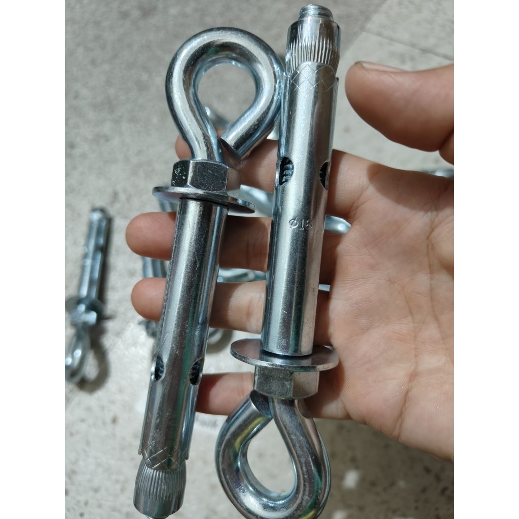 eye dynabolt M16 x 100 mm BDM galvanis / eye anchor bolt M16 x 100mm / eye bolt m16x100 / eye anchor